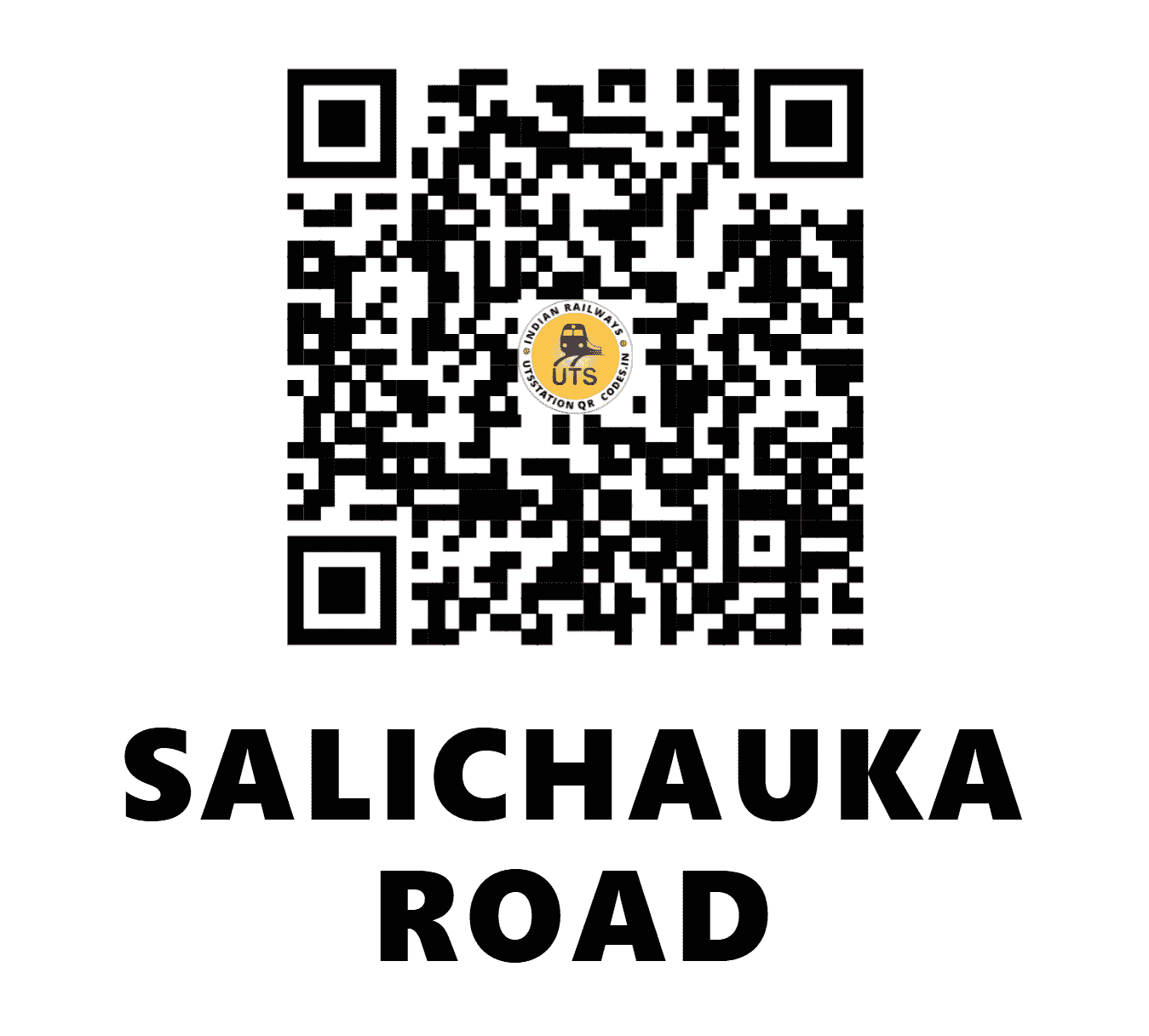 UTS QR Code for SALICHAUKA ROAD - SCKR (WC - MADHYA PRADESH)